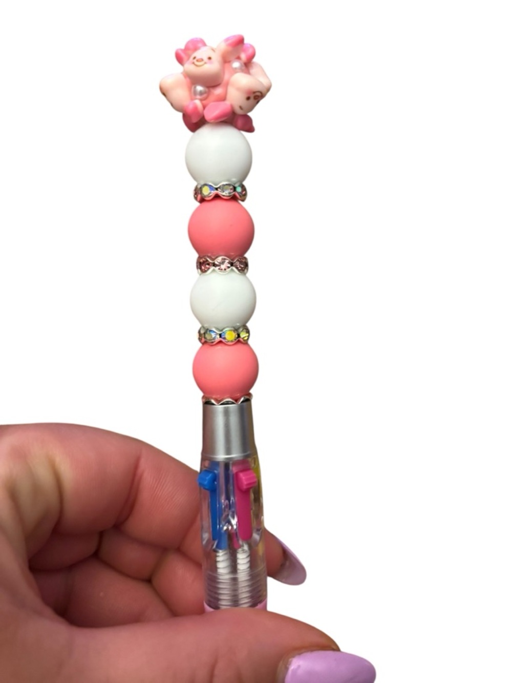 AB INKS HANDMADE EXPRESSIONS Handmade Piglet Multi Colored Pen - Picture 6 of 6